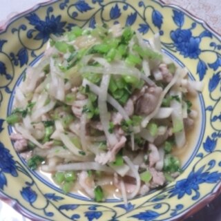 食感良し！大根と豚肉のニンニク炒め★